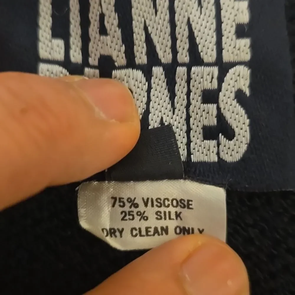 Lianne barnes‎ cropped knit vintage sweater size m